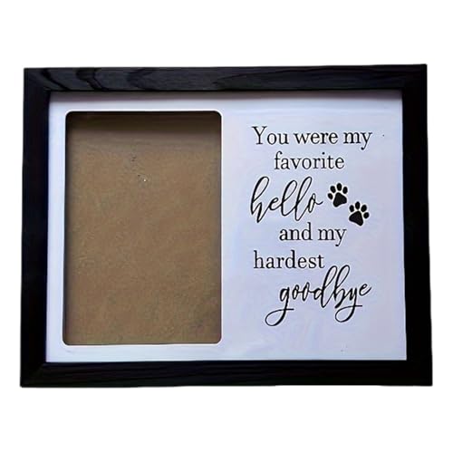 Jiqoe Gedenk-Bilderrahmen für Haustiere, Holz, Haustierrahmen, Foto-Display, Halter für Verlust von Hund und Katzen, Sympathie-Fotoschild Jiqoe Gedenk-Bilderrahmen für Haustiere, Holz, Haustierrahmen, Foto-Display, Halter für Verlust von Hund und Katzen, Sympathie-Fotoschild von Jiqoe
