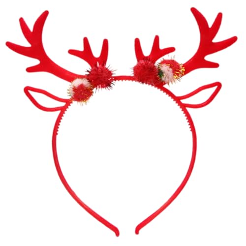 Jiqoe Klassisches Weihnachts-Stirnband, Festival, Urlaub, Haarreif, Party-Requisiten, Rentier, Haarreif, Familientreffen Jiqoe Klassisches Weihnachts-Stirnband, Festival, Urlaub, Haarreif, Party-Requisiten, Rentier, Haarreif, Familientreffen von Jiqoe