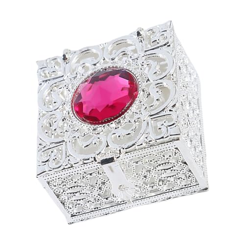 Jiqoe Kleiner Schmuck-Organizer im Vintage-Stil, stilvolle Schmuckschatulle, tragbarer Aufbewahrungsbehälter für Schlafzimmer oder als Geschenk Jiqoe Kleiner Schmuck-Organizer im Vintage-Stil, stilvolle Schmuckschatulle, tragbarer Aufbewahrungsbehälter für Schlafzimmer oder als Geschenk von Jiqoe