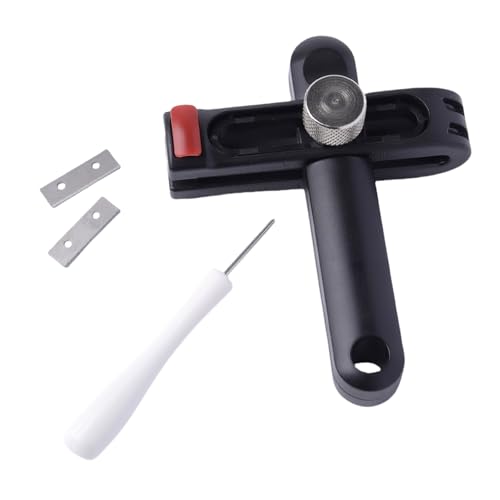 Jiqoe Lederband Gürtelschneider Verstellbarer Lederbandschneider Lederwerkzeug Lederschneider Leder Hand Schneiden Zubehör von Jiqoe