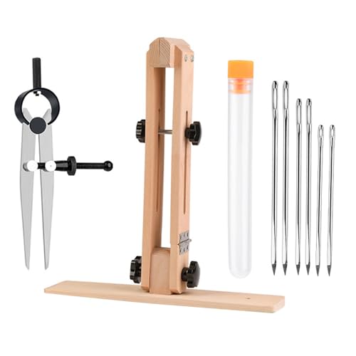 Jiqoe Ledernährahmen, Lederhandwerk, Handnährahmen, Holz, Desktop-Pferd-Klemme für Ledergeldbörse, Gürteltasche Jiqoe Ledernährahmen, Lederhandwerk, Handnährahmen, Holz, Desktop-Pferd-Klemme für Ledergeldbörse, Gürteltasche von Jiqoe