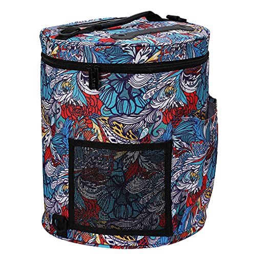 Jiqoe Leere Aufbewahrungstasche, große Kapazität, Nähzubehör, große runde Eimertasche, Zuhause, tägliche Aufbewahrung, Handtasche Jiqoe Leere Aufbewahrungstasche, große Kapazität, Nähzubehör, große runde Eimertasche, Zuhause, tägliche Aufbewahrung, Handtasche von Jiqoe