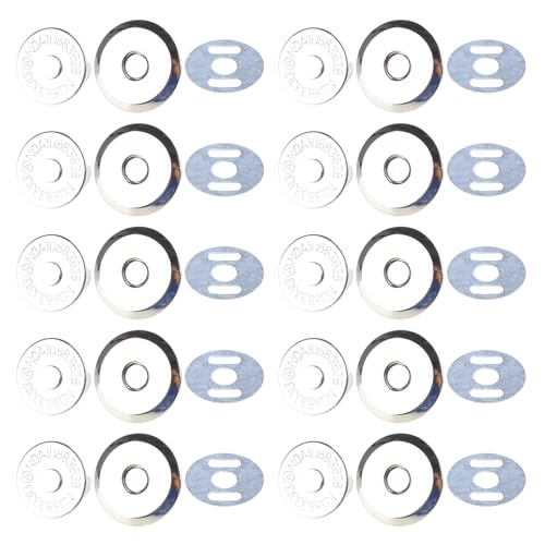Jiqoe Metallverschlüsse, 14 mm, 16 mm, zum Nähen, für Handtaschen, Taschen, Bastelarbeiten, 10 Sets Jiqoe Metallverschlüsse, 14 mm, 16 mm, zum Nähen, für Handtaschen, Taschen, Bastelarbeiten, 10 Sets von Jiqoe