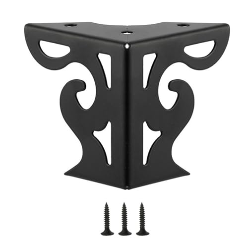 Jiqoe Möbelbeine aus Eisen mit Hohlmuster, dekorative Metallbeine, Eisenbeine, Blumen-Designs für Sofa, Tisch, Schrank, Bett, 4 Stück Jiqoe Möbelbeine aus Eisen mit Hohlmuster, dekorative Metallbeine, Eisenbeine, Blumen-Designs für Sofa, Tisch, Schrank, Bett, 4 Stück von Jiqoe