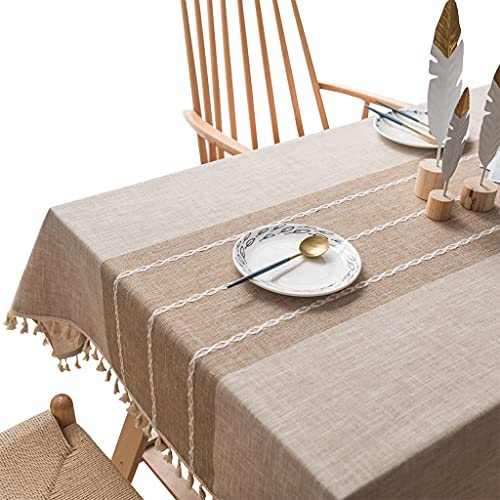 Jiqoe Nordische rechteckige Tischdecke, knitterfrei und lichtbeständig, Couchtischdecke, für drinnen und draußen, Mahlzeiten, Dessert-Tischdecke, Hochzeit, Kunst, Hintergrund, Dekoration, Tischdecke Jiqoe Nordische rechteckige Tischdecke, knitterfrei und lichtbeständig, Couchtischdecke, für drinnen und draußen, Mahlzeiten, Dessert-Tischdecke, Hochzeit, Kunst, Hintergrund, Dekoration, Tischdecke von Jiqoe