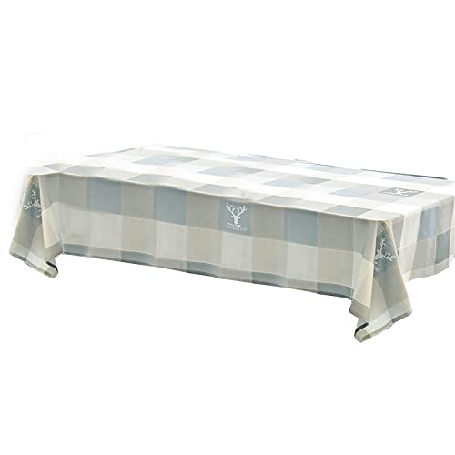 Jiqoe Rechteckige Tischdecke, wasserdicht, widerstandsfähig, für Küche, Esszimmer, Tischdekoration, nordische Tischdecke Jiqoe Rechteckige Tischdecke, wasserdicht, widerstandsfähig, für Küche, Esszimmer, Tischdekoration, nordische Tischdecke von Jiqoe