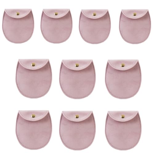 Jiqoe Schmuck-Verpackung, mehrfarbige Samtbeutel, Schmuckbeutel, Ohrring-Display, Organizer, Schmuckschatulle für verschiedene Anlässe, 10 Stück Jiqoe Schmuck-Verpackung, mehrfarbige Samtbeutel, Schmuckbeutel, Ohrring-Display, Organizer, Schmuckschatulle für verschiedene Anlässe, 10 Stück von Jiqoe