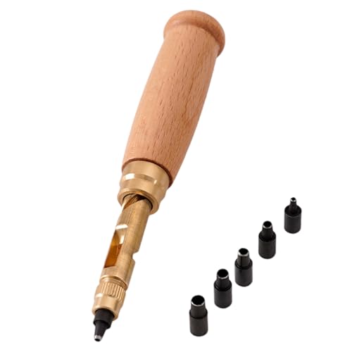 Jiqoe Schraubenlochstanzer, Auto-Lederwerkzeug, Buchbindungsbohrer, Lederlocher, 1,5 mm - 4 mm, Papierstanzer Jiqoe Schraubenlochstanzer, Auto-Lederwerkzeug, Buchbindungsbohrer, Lederlocher, 1,5 mm - 4 mm, Papierstanzer von Jiqoe