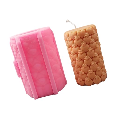 Jiqoe Silikonformen mit Herz-Rose für Seifenherstellung, Epoxidharz, Silikonformen, Zement, Gips, Silikonformen Jiqoe Silikonformen mit Herz-Rose für Seifenherstellung, Epoxidharz, Silikonformen, Zement, Gips, Silikonformen von Jiqoe