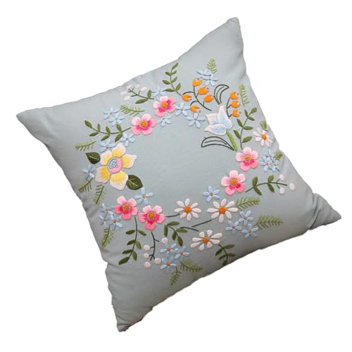 Jiqoe Stickset, Kissenbezüge, Nähsets, halbfertiges Nähset, Kissenbezug, Bastelsets für Damen von Jiqoe