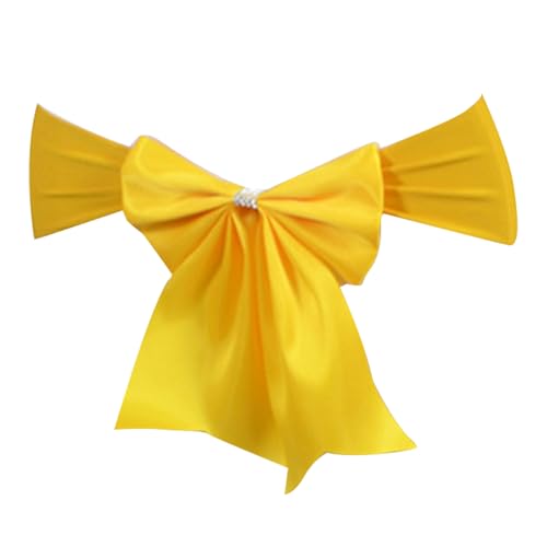 Jiqoe Stuhl-Schärpe aus Polyester, dehnbar, für Hochzeiten, Partys, weiche Haltbarkeit, einfach zu binden, für jeden Anlass Jiqoe Stuhl-Schärpe aus Polyester, dehnbar, für Hochzeiten, Partys, weiche Haltbarkeit, einfach zu binden, für jeden Anlass von Jiqoe