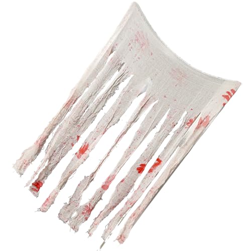 Jiqoe Tischdecke mit Halloween-Horror-Motiv, blutige Gaze, für eine kühlende Atmosphäre, Tischdecke für drinnen und draußen Jiqoe Tischdecke mit Halloween-Horror-Motiv, blutige Gaze, für eine kühlende Atmosphäre, Tischdecke für drinnen und draußen von Jiqoe