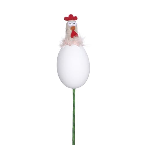 Jiqoe Tischdekoration, künstlicher Osterstiel, Hahneier, Zweigstrauß, Blumenarrangement, Festival, Feier, Zubehör Jiqoe Tischdekoration, künstlicher Osterstiel, Hahneier, Zweigstrauß, Blumenarrangement, Festival, Feier, Zubehör von Jiqoe