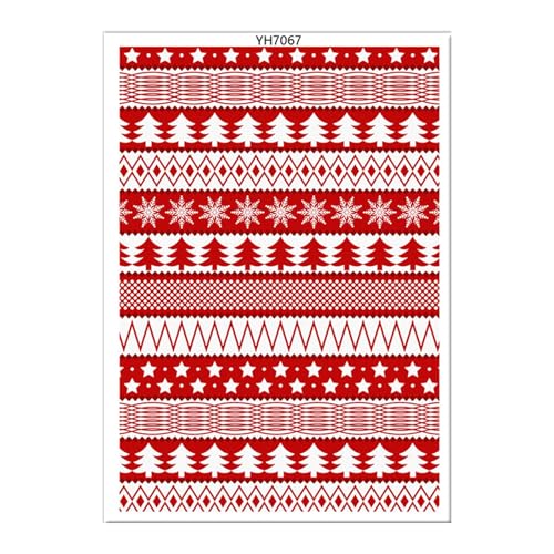Jiqoe Transferpapier für Weihnachten, Transferpapier für Ohrringe, Schmuckherstellung, Ton, Transferpapierbögen Jiqoe Transferpapier für Weihnachten, Transferpapier für Ohrringe, Schmuckherstellung, Ton, Transferpapierbögen von Jiqoe