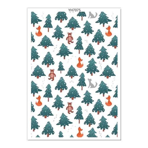 Jiqoe Transferpapier für Weihnachten, Transferpapier für Ohrringe, Schmuckherstellung, Ton, Transferpapierbögen Jiqoe Transferpapier für Weihnachten, Transferpapier für Ohrringe, Schmuckherstellung, Ton, Transferpapierbögen von Jiqoe