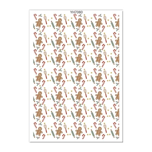 Jiqoe Transferpapier für Weihnachten, Transferpapier für Ohrringe, Schmuckherstellung, Ton, Transferpapierbögen Jiqoe Transferpapier für Weihnachten, Transferpapier für Ohrringe, Schmuckherstellung, Ton, Transferpapierbögen von Jiqoe