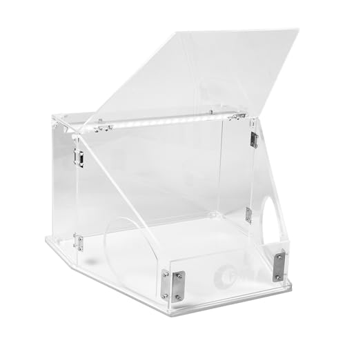 Jiqoe USB-betriebene Box zum Gravieren, geschlossene Schleifbox mit 2 Löchern, sicheres und effizientes Modell-Bastelwerkzeug Jiqoe USB-betriebene Box zum Gravieren, geschlossene Schleifbox mit 2 Löchern, sicheres und effizientes Modell-Bastelwerkzeug von Jiqoe