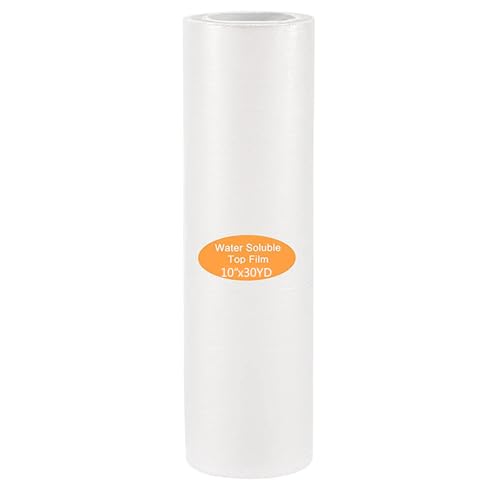 Jiqoe Wasserlösliche Stick-Stabilisatoren, abreißbar, Stick-Stabilisatoren, Rückseite für Stickerei, Handnähen, 4,5 m, 45,7 m Jiqoe Wasserlösliche Stick-Stabilisatoren, abreißbar, Stick-Stabilisatoren, Rückseite für Stickerei, Handnähen, 4,5 m, 45,7 m von Jiqoe