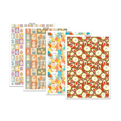 Jiqoe Wasserlösliche Transferblätter für Ton, Ohrringe, Schmuckherstellung, Ton, Blumen, Transferpapier, Ton, Töpferpapier, 4 Bögen Jiqoe Wasserlösliche Transferblätter für Ton, Ohrringe, Schmuckherstellung, Ton, Blumen, Transferpapier, Ton, Töpferpapier, 4 Bögen von Jiqoe