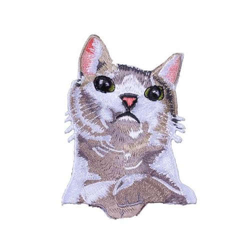 Katzen Stickpatches Kreative Muster Stilvolle Applikationen Für Kleidung Und Textilzubehör Katzen Stickpatches Kreative Muster Stilvolle Applikationen Für Kleidung Und Textilzubehör von Jiqoe