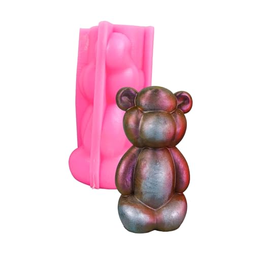 Mehrzweck-Silikon-Bär-Form, Zubehör zum Basteln von zarten Ornamenten und essbaren Leckereien in Küchen, Handwerksgeschäften von Jiqoe