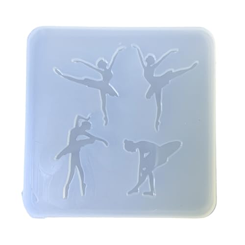 Mehrzweck-Silikonformen, Ballett-Thema, Anhängerformen, handgefertigt, Zubehör für Süßigkeiten und Kuchenverzierungen Mehrzweck-Silikonformen, Ballett-Thema, Anhängerformen, handgefertigt, Zubehör für Süßigkeiten und Kuchenverzierungen von Jiqoe