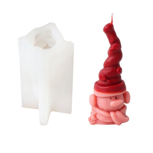 Mehrzweck-Weihnachts-Silikon für Handarbeit, Seifen, tragbar, für Geschenke und Heimdekoration von Jiqoe