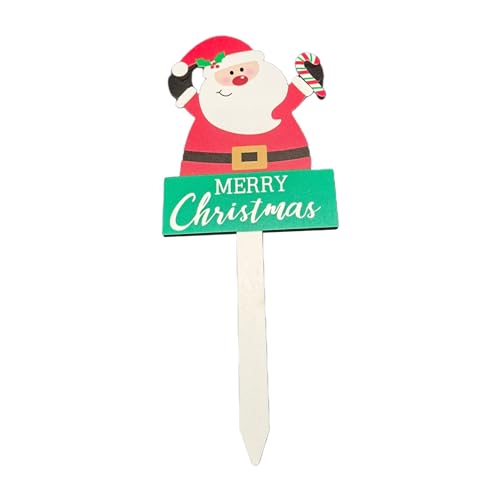 Merry Christmas Cake Toppers Santa Tree Cake Paper Insert Card For Christmas Bake Decoration Accessories Christmas Decorations von Jiqoe