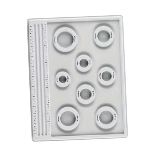 Praktisches Perlenbrett für Schmuckherstellung, Perlenlängenmessung, tragbar, stabiles PVC-Design, Werkzeugzubehör Praktisches Perlenbrett für Schmuckherstellung, Perlenlängenmessung, tragbar, stabiles PVC-Design, Werkzeugzubehör von Jiqoe