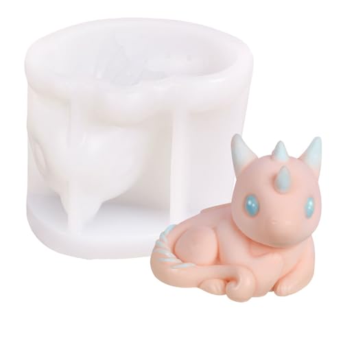 Silikonformen in Form eines kleinen Drachens, Fondant, Schokolade, Mousse, Kuchendekoration, Werkzeug, Seife, leicht zu reinigen von Jiqoe