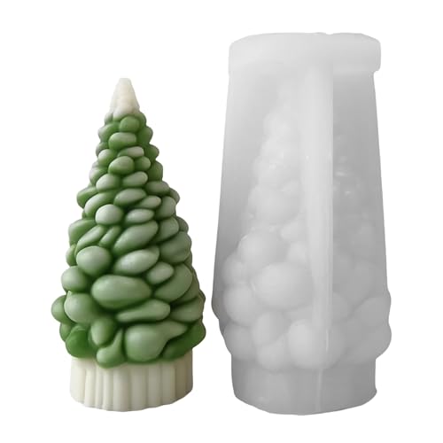 Silikonformen zur Herstellung von Formen, Weihnachtsbaumform, Seifenformen, Silikon, Ornament-Formen für Kunstliebhaber von Jiqoe