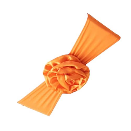 Stuhllehne Blume Dekoration Band Stuhl Blume Hohe Elastizität Blume für Hochzeiten und Feiern von Jiqoe