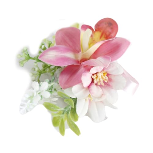 Tragbares Blumenzubehör, einzigartiges Blumendekorationsset für Bräutigam und Brautjungfern, Ansteckblume und Ansteckblume Tragbares Blumenzubehör, einzigartiges Blumendekorationsset für Bräutigam und Brautjungfern, Ansteckblume und Ansteckblume von Jiqoe