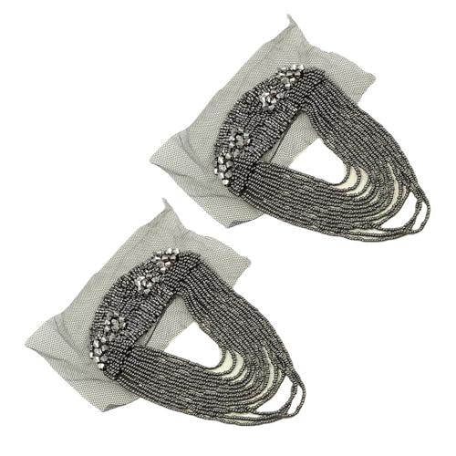 Vielseitig verwendbare galvanisierte Kettenquasten Epaulette-Perlen Nieten Schulter-Patches für verschiedene Anlässe, Bühnenshows, formelle Anzüge Vielseitig verwendbare galvanisierte Kettenquasten Epaulette-Perlen Nieten Schulter-Patches für verschiedene Anlässe, Bühnenshows, formelle Anzüge von Jiqoe