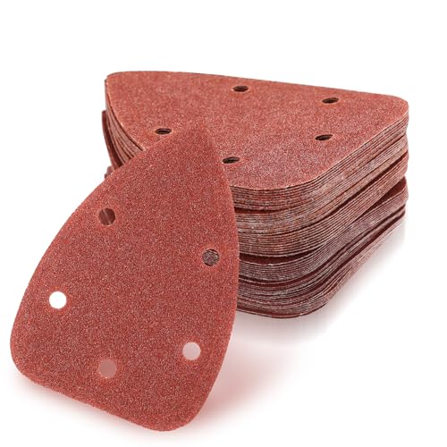 60Stk für Deltaschleifer Schleifpapier Dreieckschleifer 6 Loch,Schleifblätter Klett Schleifdreiecke,Körnung 60/80/100/120/180/240 Schleifpapier Maus Schwingschleifer Schleifpapiers für Multischleifer 60Stk für Deltaschleifer Schleifpapier Dreieckschleifer 6 Loch,Schleifblätter Klett Schleifdreiecke,Körnung 60/80/100/120/180/240 Schleifpapier Maus Schwingschleifer Schleifpapiers für Multischleifer von JiuXinYuKeJi