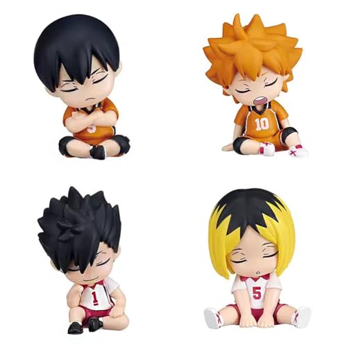 Jiumaocleu Haikyuu-Figur, Hinata-Shoyo-Figur, Kuchendekoration, Oikawa Tooru Look-Up-Figur, Anime, Tobio, Kageyama, Actionfigur, Desktop-Ornament, Geschenke, 4 Stück Jiumaocleu Haikyuu-Figur, Hinata-Shoyo-Figur, Kuchendekoration, Oikawa Tooru Look-Up-Figur, Anime, Tobio, Kageyama, Actionfigur, Desktop-Ornament, Geschenke, 4 Stück von Jiumaocleu