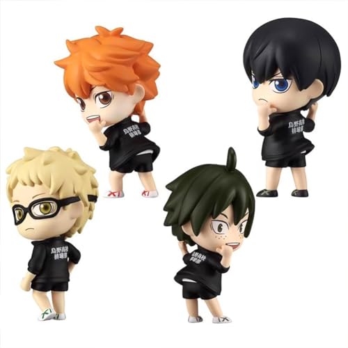 Jiumaocleu Haikyuu-Figur, 4 Stück, PVC, 6 cm, Dekoration, Aktionfigur, Geburtstag, Feiertage, Geselligkeit Jiumaocleu Haikyuu-Figur, 4 Stück, PVC, 6 cm, Dekoration, Aktionfigur, Geburtstag, Feiertage, Geselligkeit von Jiumaocleu
