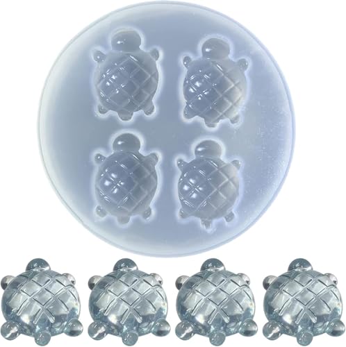 Gießformen aus Kunstharz, Schildkröten-Silikonform für Harzanhänger, Schlüsselanhänger, Ohrringe, Kunstschmuckherstellung, Gießzubehör Gießformen aus Kunstharz, Schildkröten-Silikonform für Harzanhänger, Schlüsselanhänger, Ohrringe, Kunstschmuckherstellung, Gießzubehör von Jizlan