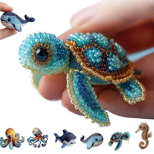 Octopus Bead Embroidery Kit,3D Oktopus Perlenstickset,Ocean Animals DIY Beadwork Craft Kit for Beginners,DIY-Stickzubehör zum Thema Ozean mit Anleitung,als Geschenk für Bastelfreunde und Heimdeko Octopus Bead Embroidery Kit,3D Oktopus Perlenstickset,Ocean Animals DIY Beadwork Craft Kit for Beginners,DIY-Stickzubehör zum Thema Ozean mit Anleitung,als Geschenk für Bastelfreunde und Heimdeko von Jkapagzy