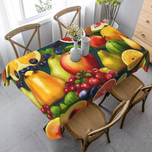 Jkkghll Camping-Dekoration, Motiv: gesunde Lebensmittel, 89 x 140 cm, vielseitige, rechteckige Tischdecke für Küche, Esszimmer Jkkghll Camping-Dekoration, Motiv: gesunde Lebensmittel, 89 x 140 cm, vielseitige, rechteckige Tischdecke für Küche, Esszimmer von Jkkghll