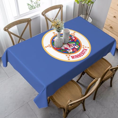 Jkkghll Minnesota State Flag Print Camping Decorations 35x55 In Versatile Rectangle Tablecloth for Kitchen Dining Room Jkkghll Minnesota State Flag Print Camping Decorations 35x55 In Versatile Rectangle Tablecloth for Kitchen Dining Room von Jkkghll