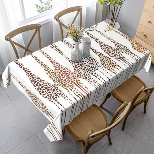 Jkkghll Niedliche Cartoon-Giraffen-Druck, Camping-Dekoration, 89 x 140 cm, vielseitige, rechteckige Tischdecke für Küche, Esszimmer Jkkghll Niedliche Cartoon-Giraffen-Druck, Camping-Dekoration, 89 x 140 cm, vielseitige, rechteckige Tischdecke für Küche, Esszimmer von Jkkghll