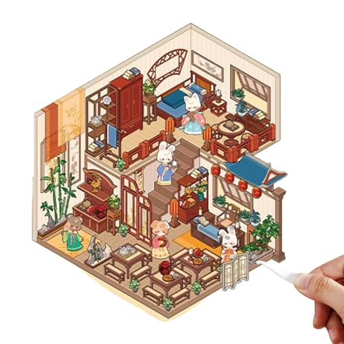 Jlkegfdf 3D-Aufkleber für Scrapbooking, Cartoon-chinesische Szene, Aufkleber, Stressabbau, Scrapbook-Aufkleber, niedlicher Miniaturraum für Kinder Jlkegfdf 3D-Aufkleber für Scrapbooking, Cartoon-chinesische Szene, Aufkleber, Stressabbau, Scrapbook-Aufkleber, niedlicher Miniaturraum für Kinder von Jlkegfdf