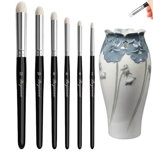 Jlkegfdf Künstlerpinsel | Handgefertigte Keramik-Putz Skizzierpinsel | Ölgemälde Gouache Set Pinsel 6x für Schüler Kinder Jlkegfdf Künstlerpinsel | Handgefertigte Keramik-Putz Skizzierpinsel | Ölgemälde Gouache Set Pinsel 6x für Schüler Kinder von Jlkegfdf