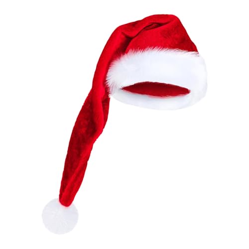 Jlkegfdf Lange Nikolausmütze - Weiche Weihnachten Plüsch Hüte - Erwachsene Cosplay Kostüm Weihnachtsmütze für Urlaub Neujahr Feier Jlkegfdf Lange Nikolausmütze - Weiche Weihnachten Plüsch Hüte - Erwachsene Cosplay Kostüm Weihnachtsmütze für Urlaub Neujahr Feier von Jlkegfdf