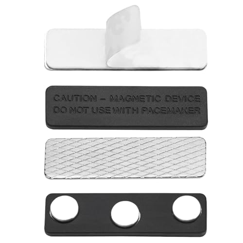 Jlkegfdf Magnetisches Namensschild | Magnet-Namensschild – wiederverwendbarer Halter, starke magnetische Schnalle für Männer und Frauen, Uniform, Mitarbeiterregale, Werkzeugkasten, Whiteboard von Jlkegfdf