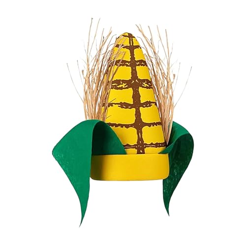 Jlkegfdf Mais-Kostümhut – 27,9 cm Lebensmittelhut mit lustigen grünen Blättern und braunen Schalen, Festival-Verkäufer, Lebensmittel-Themenparty, Kostüm, Cosplay-Zubehör Jlkegfdf Mais-Kostümhut – 27,9 cm Lebensmittelhut mit lustigen grünen Blättern und braunen Schalen, Festival-Verkäufer, Lebensmittel-Themenparty, Kostüm, Cosplay-Zubehör von Jlkegfdf