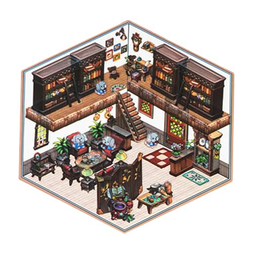 Jlkegfdf Miniatur-Szenen-Aufkleber, Scrapbooking-Aufkleber, visueller Effekt, keine Notwendigkeit, Tür, Notizbuch, Kinderzimmer zu schneiden von Jlkegfdf