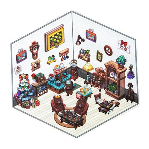 Jlkegfdf Miniatur-Szenen-Aufkleber-Set, Scrapbooking-Aufkleber, visueller Effekt, keine Notwendigkeit, Tür, Notizbuch, Kinderzimmer zu schneiden von Jlkegfdf