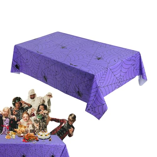 Jlkegfdf Spinnennetz-Tischdecke, rechteckig, 136,9 x 273,8 cm, Tischdecke, Läufer, Halloween, Spinnennetz-Tischdecke, Gothic, Halloween-Dekoration Jlkegfdf Spinnennetz-Tischdecke, rechteckig, 136,9 x 273,8 cm, Tischdecke, Läufer, Halloween, Spinnennetz-Tischdecke, Gothic, Halloween-Dekoration von Jlkegfdf